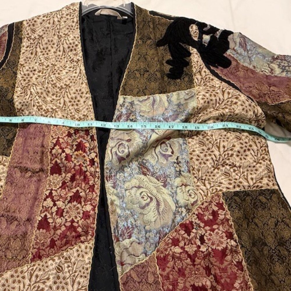 Soft Surroundings Brocade Patchwork Embroidered J… - image 4